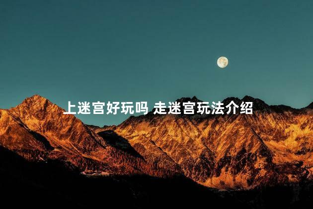 上迷宫好玩吗 走迷宫玩法介绍